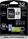 PNY High Performance microSDHC 32GB Class 10 (SDU32G10HIGPER-EF)