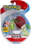 Pokemon Clip'N'Go Poke Ball Chikorita and Poke Ball