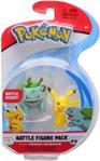 Pokemon Figurki Bitewne Pikachu Bulbasaur 2pak Zestaw 0132