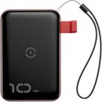 Powerbank Baseus Mini S QI 10000mAh Czarny (PPXFF10W-19)