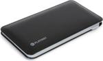 Powerbank Omega Platinet 6000mAh Leather Czarny (PMPB60B)