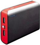 Powerbank Platinet 6000mAh Czarny-Czerwony (PMPB6BR)