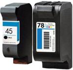 Print.ink Komplet tuszy do HP 45+ 78 OfficeJet k60 k80 g85 DeskJet 930c TD-SA308AE