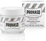 PRORASO CREMA PRE BARBA BIANCO krem przed goleniem redukujący podrażnienia LINIA BIAŁA 100ml