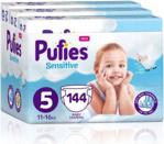 Pufies Sensitive Pieluchy Jednorazowe 5 Junior 11-16 Kg 144Szt.