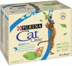 Purina Cat Chow Cat Chow Mokra Karma Dla Kota - Multipack Z Łososiem I Zieloną Fasolką 10X85G