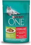 Purina One Sterilcat Mini Filety Z Indyka Z Zieloną Fasolką W Sosie 24x85G