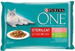 Purina One Sterilcat Mini Filety Z Indykiem Łososiem 48x85G