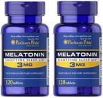 Puritan'S Pride Melatonin 3Mg 2X 120Tabs Melatonina