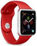 Puro Icon Apple Watch Band Czerwony Silikon (top) (11367975279)