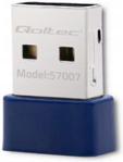 Qoltec Karta Sieciowa Mini Wi-Fi Usb Bezprzewodowy Bt 4.0 , Standard N (57007)