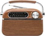 Radio Przenośne radio retro LTC Nida Bluetooth z wbudowanym akumulatorem USB SD