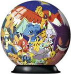 Ravensburger 3D Puzzle 117857 Puzzlo-Piłka Pokemon 72El.