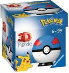 Ravensburger Puzzle 3D 54El. Kula Pokemon Niebieska