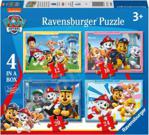 Ravensburger Puzzle 4W1. Psi Patrol