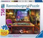 Ravensburger Puzzle 750El. Pokój Fana Puzzli (164448)