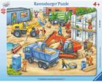 Ravensburger Puzzle W Ramce Duże Pojazdy Z Placu Budowy 40 el. (6120)