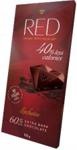 Red Czekolada Ciemna Bez Cukru 60% Cocoa Extra Dark 100G