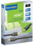 Reinston Kabel HDMI 2.0 Oplot Pozłacane Końcówki 1M (EK019)