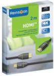 Reinston Kabel HDMI 2.0 Oplot Pozłacane Końcówki 2M (EK020)