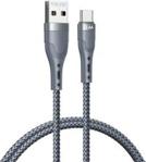 Remax kabel USB - USB Typ C do ładowania i transmisji danych 2,4A 1m srebrny (RC-C006)