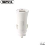 Remax Ładowarka Samochodowa Rocket 2Xusb 2,4A Biała (Rcc217 )