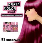 Renbow Crazy Color Zmywalna Farba Do Włosów 100Ml 051 Bordeaux