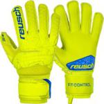 Reusch Rękawice Bramkarskie Fit Control Sg Extra Finger Support Żółte 3970830 583