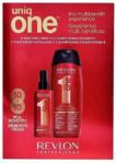 Revlon Professional Uniq One All In One Coconut Hair Treatment 10 Real Benefits odżywka w sprayu 150ml + Conditioning Shampoo 10R szampon do włosów 30
