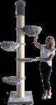 Rhr Quality Maine Coon Tower LiGht Grey Drapak Dla Kota Xxl