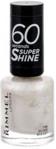 Rimmel London 60 Seconds Super Shine Lakier Do Paznokci 8Ml 730 Silver Bullet