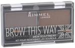 Rimmel London Brow This Way regulacja brwi 002 Medium Brown 2,4 g