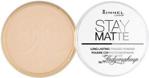 Rimmel Stay Matte Puder matujący 001 TRANSPARENT