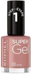 RIMMEL SUPER GEL LAKIER ŻELOWY DO PAZNOKCI 033 R&B ROSE 12ML