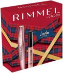 Rimmel XMASS zestaw makijażowy Rimmel Wonder Luxe Black tusz do rzęs + Rimmel Oh My Gloss 130 błyszczyk do ust