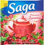 Saga 25x2g Dzika Róża Żurawina Herbata Owocowa