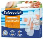 SALVEQUICK AQUA BLOCK Plastry szybko gojące się rany, różne rozmiary 16 szt