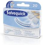 SALVEQUICK TRANSPARENT Plaster przeźroczysty odporny na brud i wodę różne rozmiary - 20 szt.