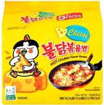 Samyang Ramyun o smaku ostrego kurczaka z serem, ogniście ostry 5x140g