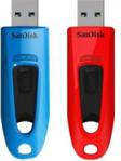 Sandisk 2x64B Ultra (USB 3.0) 130MB/s (zestaw 2 szt.) (SDCZ48064GG46BR2)