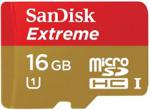 SanDisk Extreme microSDHC 16GB UHS-I (SDSDQX-016G-U46A)