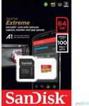 SanDisk Extreme microSDXC 64GB UHS-I U3 Mobile (SDSQXAF-064G-GN6MA)