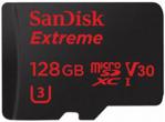 SanDisk microSDXC 128GB Extreme U3 V30 UHS-I (SDSQXAF128GGN6AA)