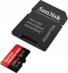 SanDisk microSDXC 256GB Extreme PRO V30 Class 10 (SDSQXCZ256GGN6MA)