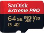 SanDisk microSDXC 64GB Extreme PRO V30 Class 10 (SDSQXCY064GGN6MA)