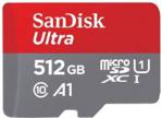 SanDisk microSDXC Ultra 512GB 120MB/s A1 C10 UHS-I U1 (SDSQUA4512GGN6MA)