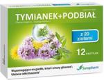 Sanopharm Tymianek + Podbiał z 20 ziołami 12 past.