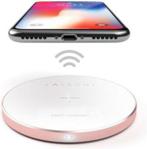 Satechi Aluminum Wireless Charger Rose Gold , iPhone X