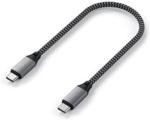 SATECHI USB-C TO USB-C CABLE 25 CM SPACE GREY (STTCC10M)