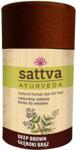 Sattva Ayurveda Henna Do Farbowania Włosów Głęboki Czekoladowy Brąz 150 G